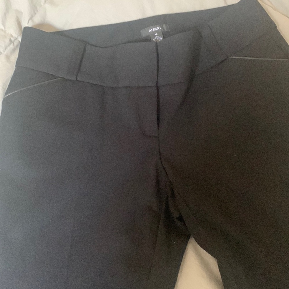 Alfani black dress pants size 10